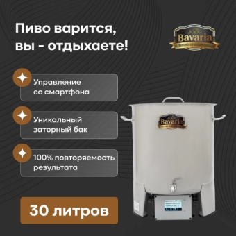 Пивоварня Бавария с WiFi, 30 л, дистанционное управление